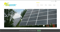 Desktop Screenshot of ekopower.pl