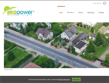 Tablet Screenshot of ekopower.pl